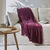 Plaid chenille (figue)