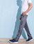 Pantalon sport microfibre intérieur gratté (gris)