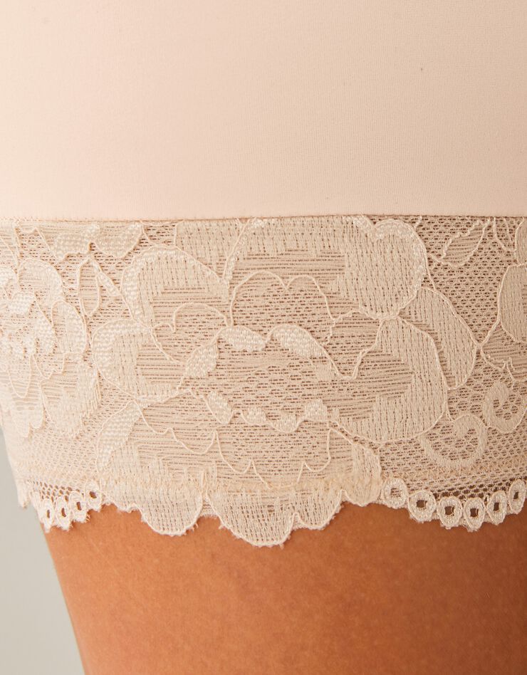 Panty microfibre et dentelle - sculptant (peau)