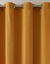 Rideau occultant bachette uni (miel)