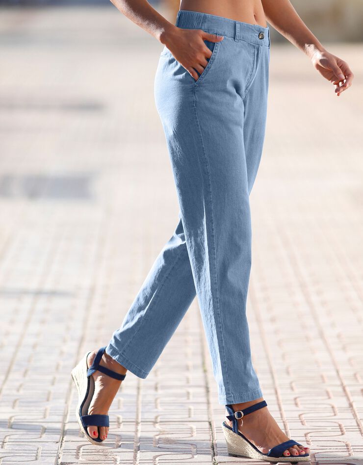 Pantalon jean léger (bleached)