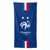 Drap de bain enfant FFF®, éponge et velours coton - 320g/m2 (bleu)