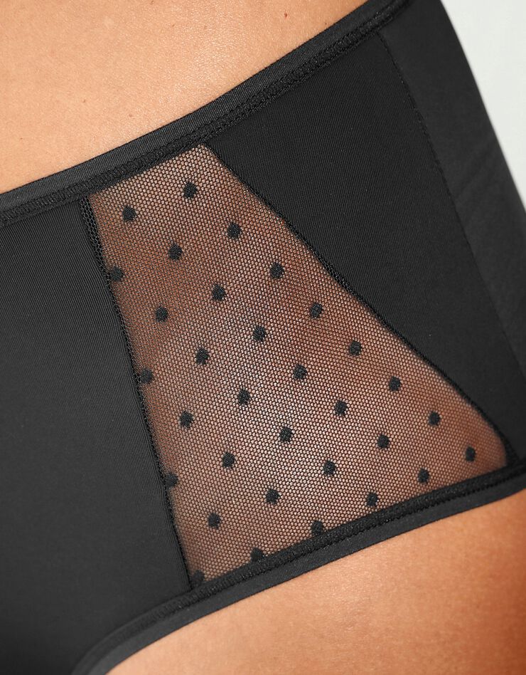 Culotte microfibre forme maxi – Lot de 2 (noir) Culotte microfibre forme maxi – Lot de 2 (noir)