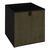 Cube de rangement pliable, velours côtelé (vert)