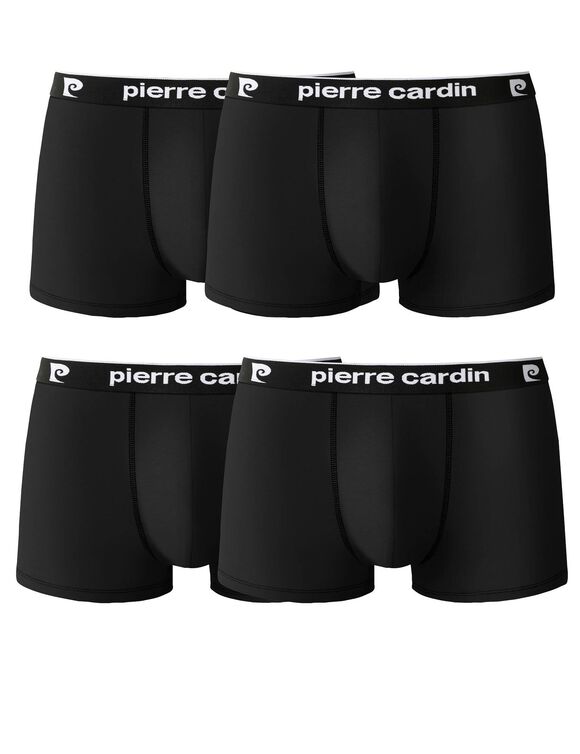 Boxer Pierre Cardin - lot de 4 (noir)