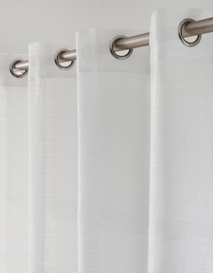 Panneau voile fines rayures (blanc)
