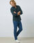 Chemise carreaux &eacute;cossais flanelle (vert / marine)