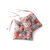 Galette de chaise imprim&eacute; tropical - lot de 2 (terracotta)