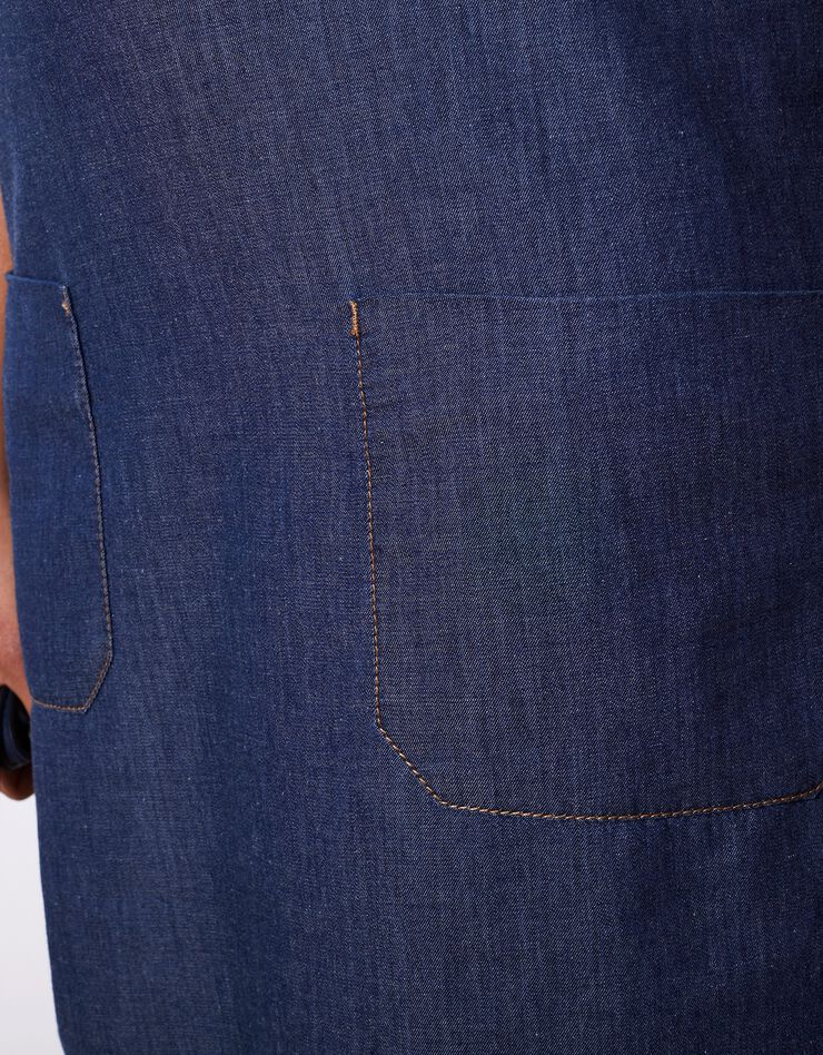Robe chasuble salopette en denim (stone) Robe chasuble salopette en denim (stone)