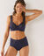 Culotte haute effet ventre plat Calenca (marine)
