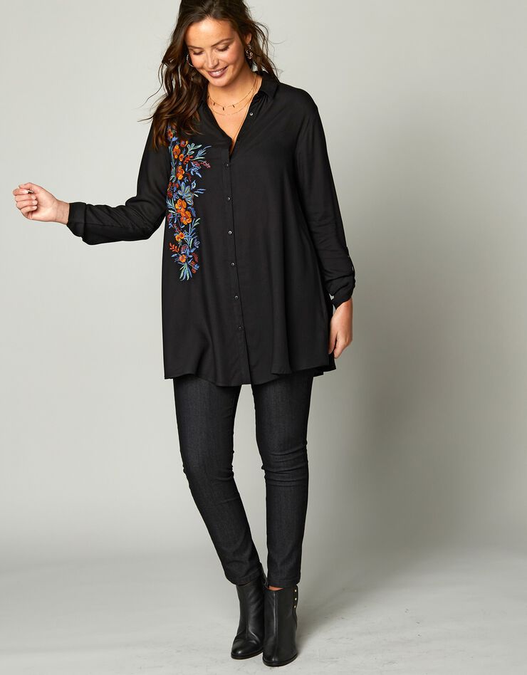 Jegging denim taille élastiquée - grande stature (black) Jegging denim taille élastiquée - grande stature (black)