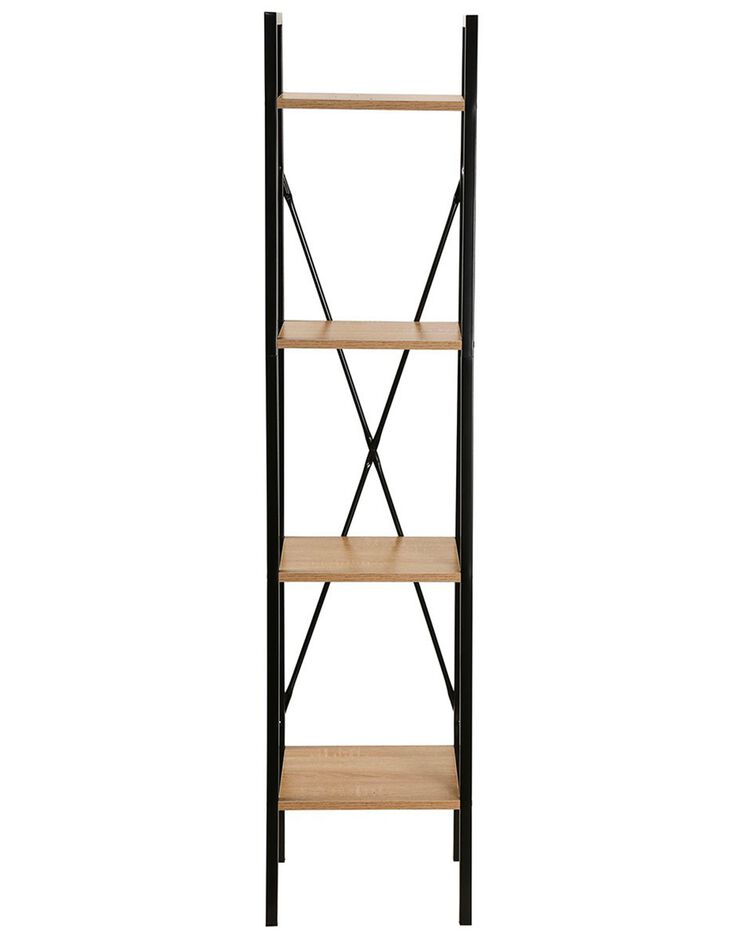 Etagère colonne STOCKIES style industriel - 4 niveaux (naturel)