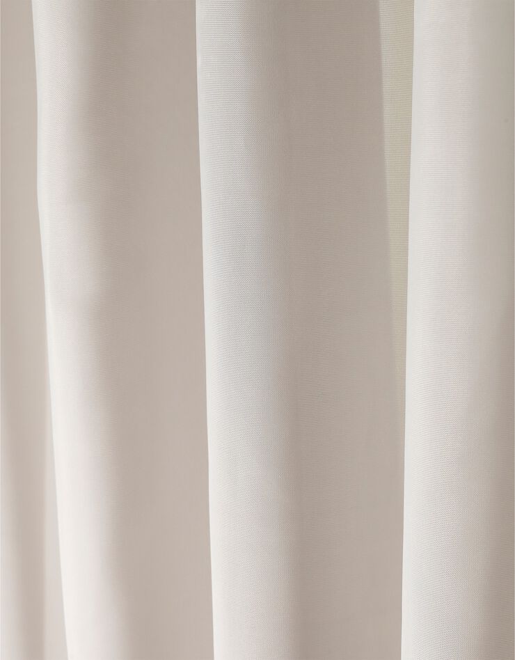 Panneau voile uni finition œillets (gris perle)