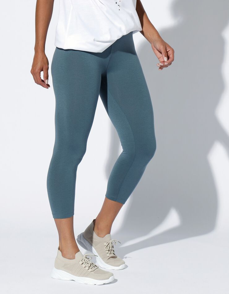Legging court uni maille fluide ultra douce (bronze) Legging court uni maille fluide ultra douce (bronze)