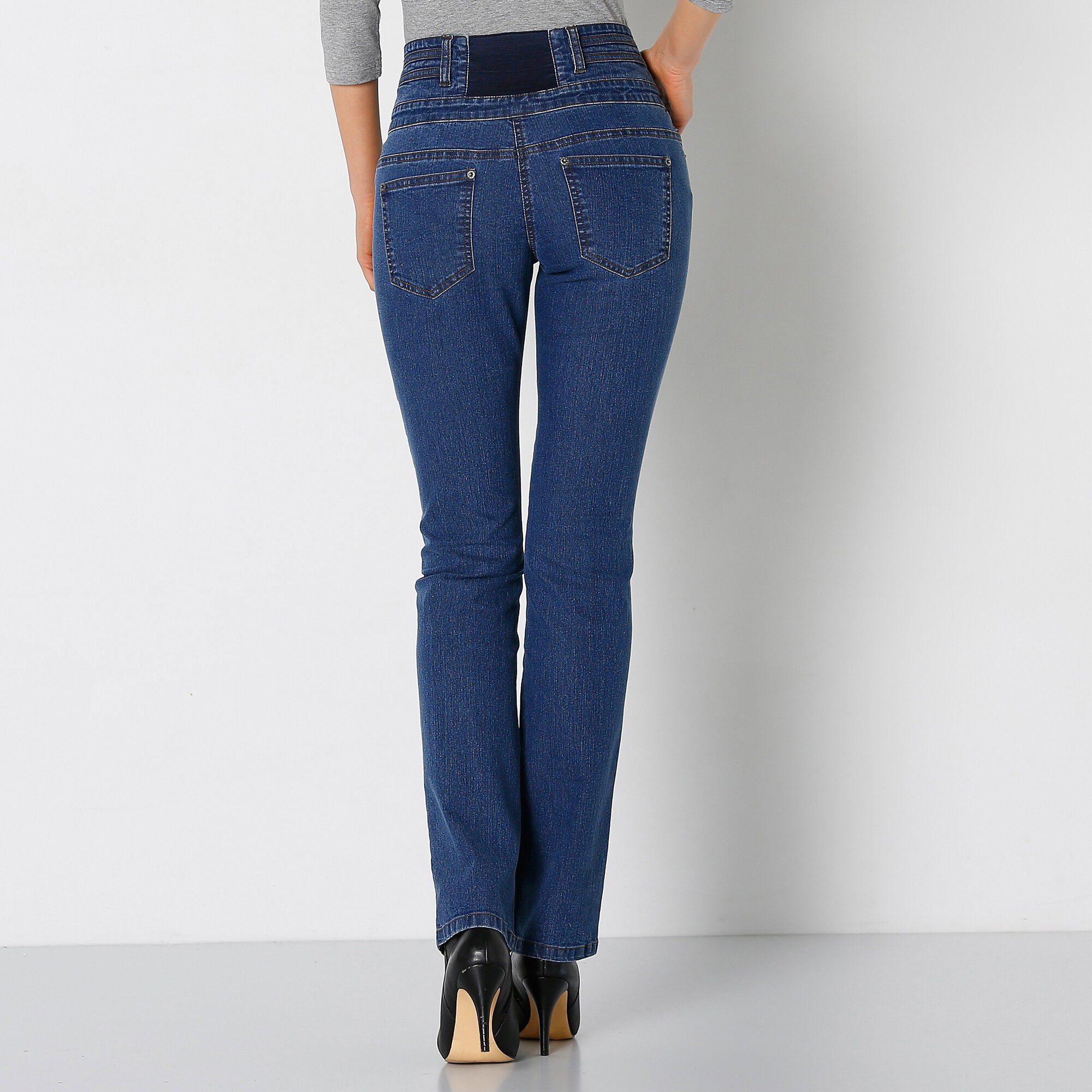Jean coupe droite rétro HENRY - Boutique L'anana(s Taille 1 Coloris BLEU