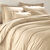 Linge de lit uni - coton 57 fils/cm&sup2; (sable)