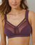 Soutien-gorge grand maintien coton  - sans armatures (violet)