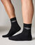 Mi-chaussettes sport - lot de 3 paires (noir)