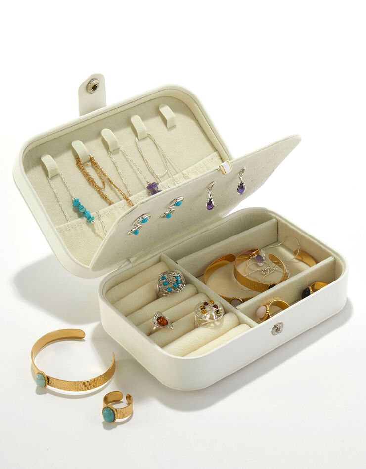 Mallette range-bijoux (blanc) Mallette range-bijoux (blanc)