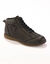 Boots d&eacute;tente lac&eacute;es et zipp&eacute;es en cuir  (noir)
