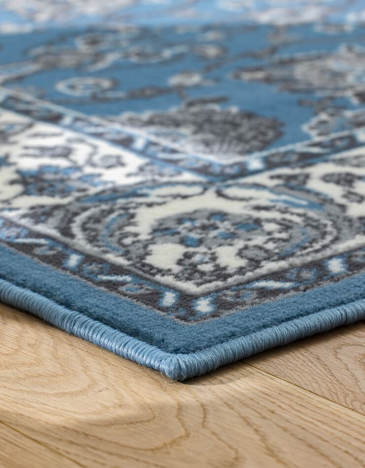 Tapis motifs perse (bleu grisé) Tapis motifs perse (bleu grisé)
