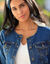 Veste courte en jean (stone)