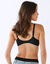 Soutien-gorge forme embo&icirc;tante  Emily maille satin&eacute;e et broderie &ndash; avec armatures (noir)