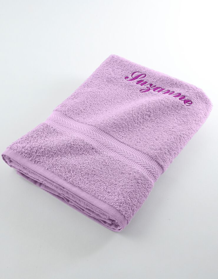 Serviette éponge personnalisable confort moelleux (parme) Serviette éponge personnalisable confort moelleux (parme)