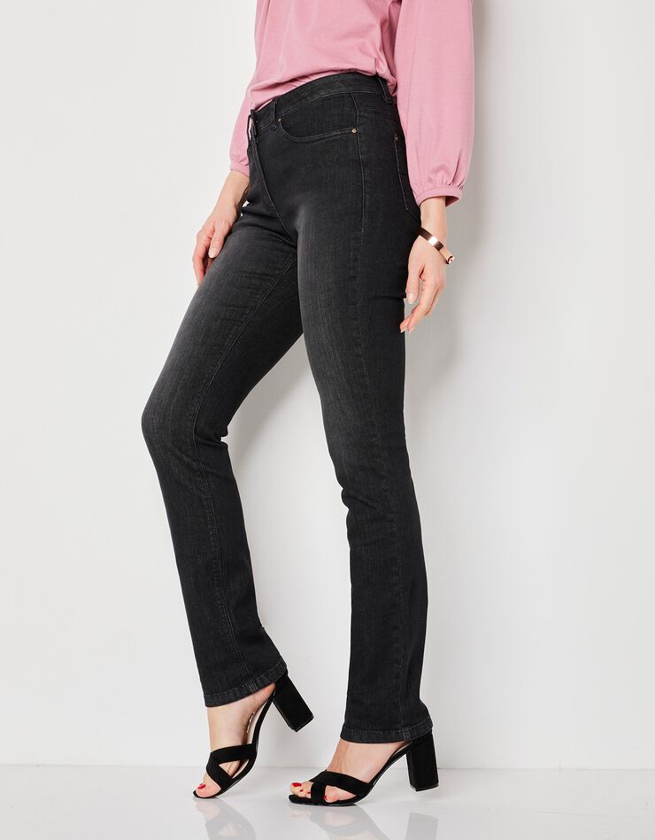 Jean stretch coupe droite (noir) Jean stretch coupe droite (noir)