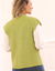 Gilet sans manches boutonné (vert mousse)