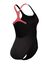 Maillot de bain 1 pièce Medley (noir / corail)