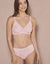 Culotte maxi en coton ajouré - Lot de 2 (rose grisé + ivoire)