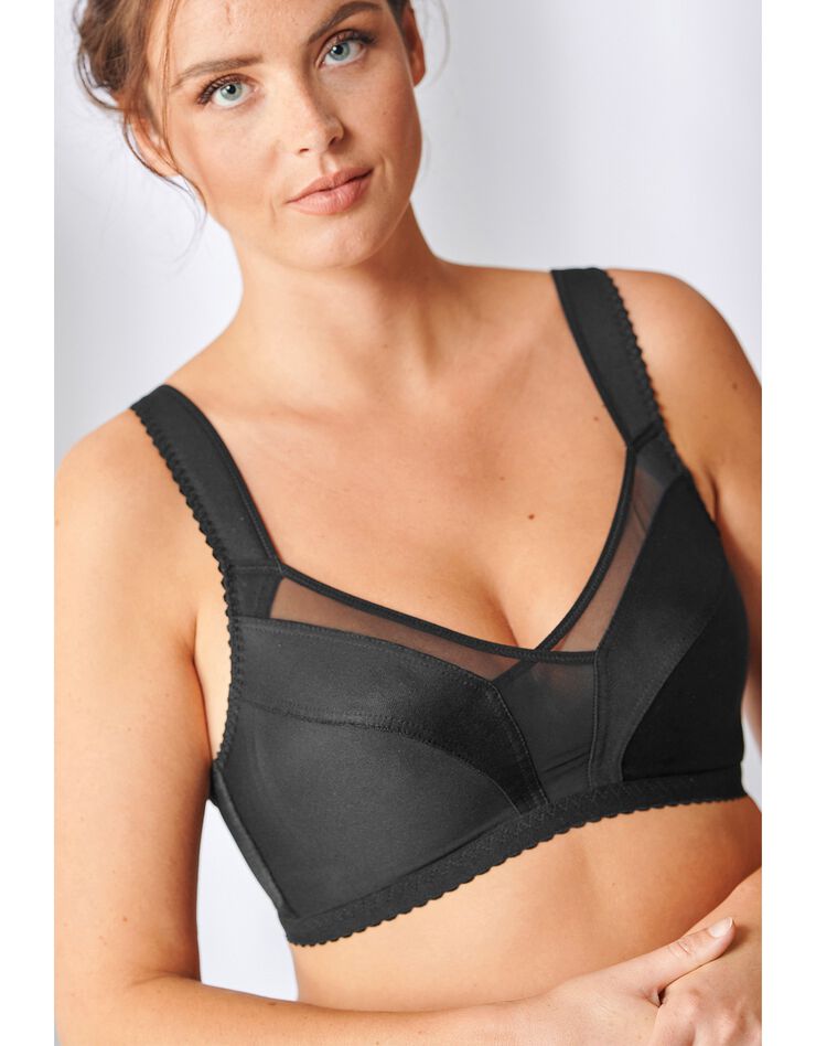 Soutien-gorge minimiseur peau - sans armatures (noir) Soutien-gorge minimiseur peau - sans armatures (noir)