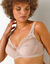 Soutien-gorge Coeur Crois&eacute; dentelle - avec armatures (beige)