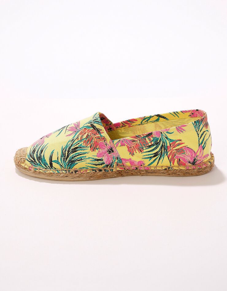 Espadrille imprimé tropical (multicolore)