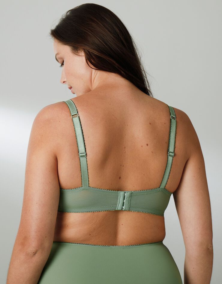 Soutien-gorge tulle brodé Batlow forme corbeille – avec armatures (vert) Soutien-gorge tulle brodé Batlow forme corbeille – avec armatures (vert)