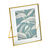Cadre photo en verre transparent (doré)