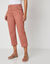 Pantacourt droit stretch (rose thé)