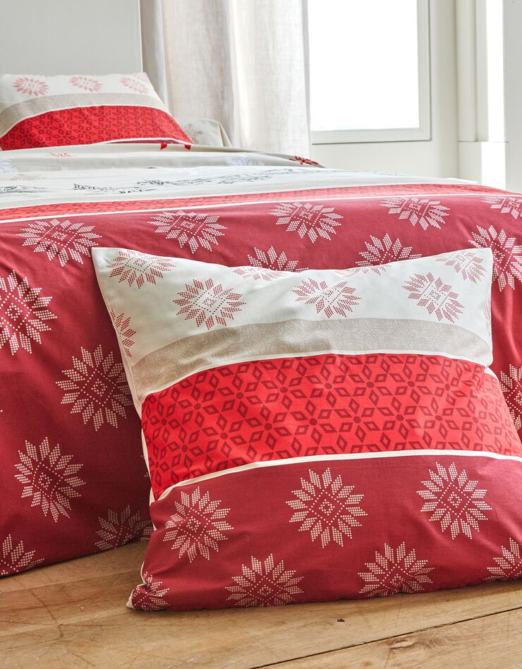 Linge de lit Montana en flanelle (rouge)