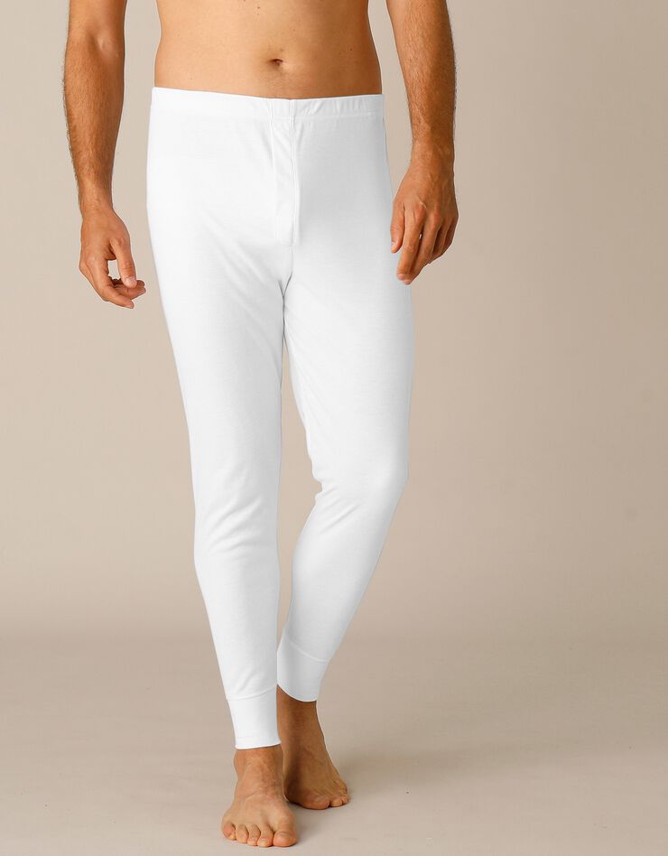 Caleçon long Thermoperle® polyester - lot de 2 (blanc) Caleçon long Thermoperle® polyester - lot de 2 (blanc)