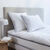 Oreiller percale coton Qualigel moelleux (blanc)