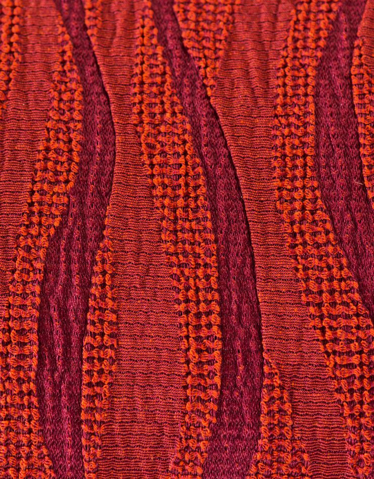 Housse coussin jacquard imprimé - lot de 2 (terracotta) Housse coussin jacquard imprimé - lot de 2 (terracotta)