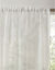 Panneau voile uni finition galon fronceur (ivoire)