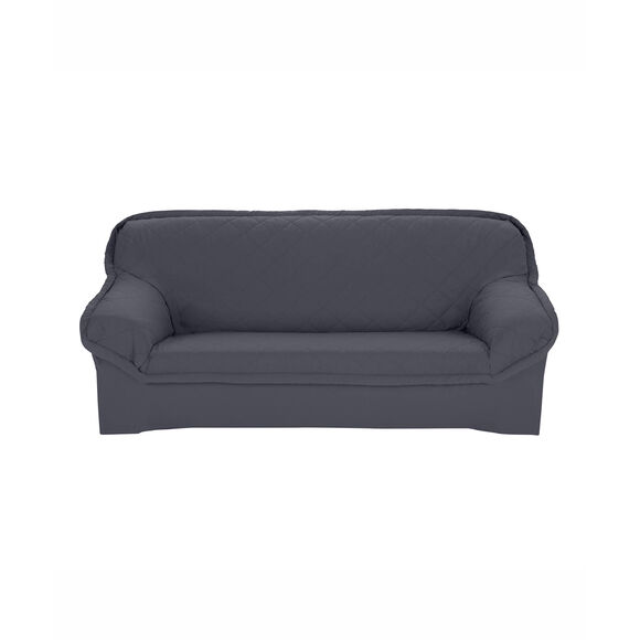 Housse préformée matelassée - fauteuils et canapés (gris anthracite)