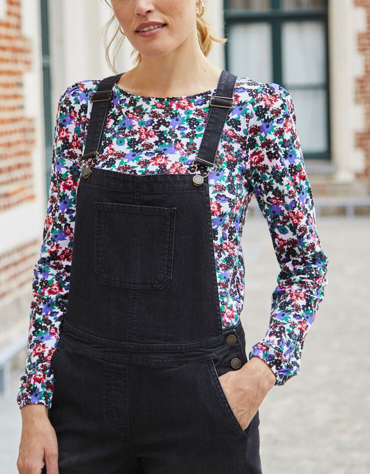 Salopette en jean stone (black) Salopette en jean stone (black)