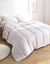 Couette microfibre imprimé Printemps 400 g/m² (parme)