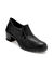 Trotteurs à talon zippés en cuir (noir)