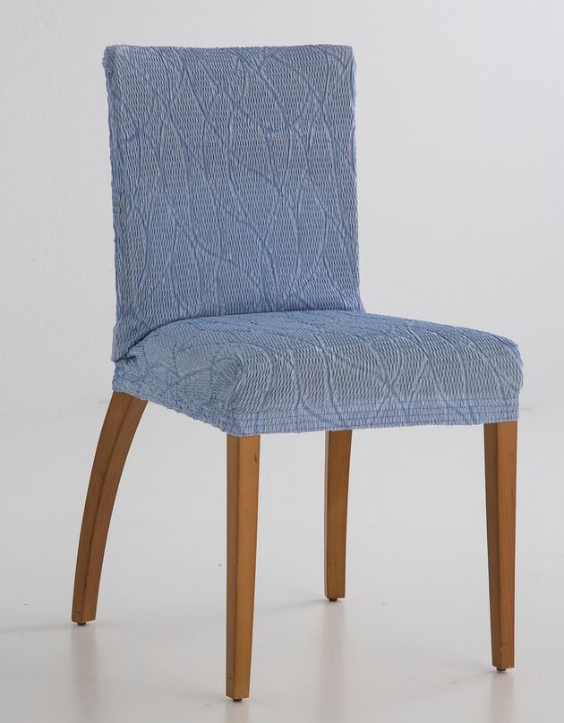 Housse chaise "Alexia" (bleu ciel)