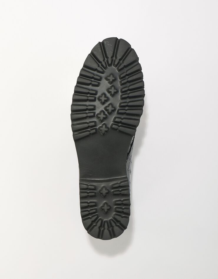 Derbies vernies à lacets en cuir  (noir)
