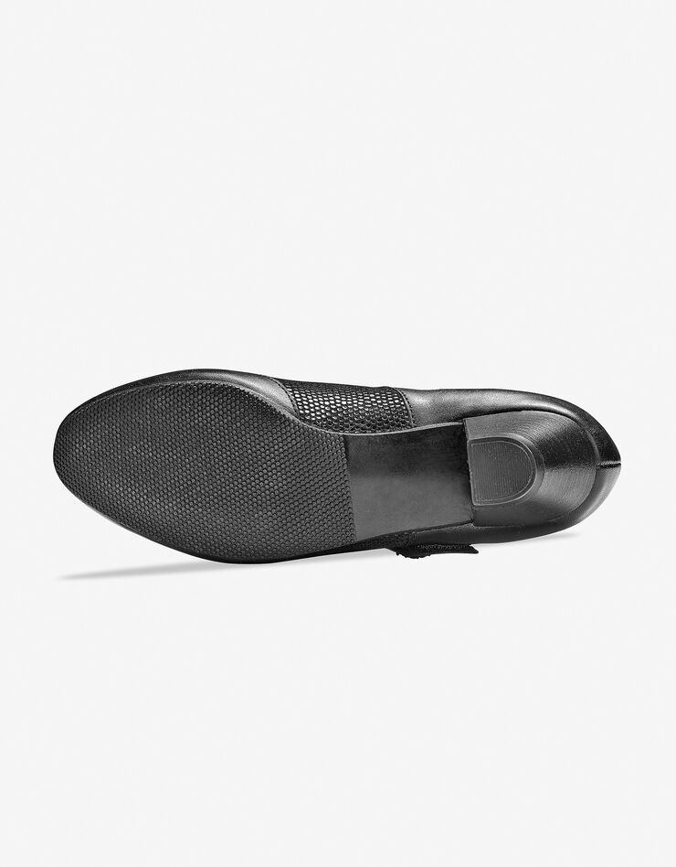 Babies en cuir à talon - noir (noir) Babies en cuir à talon - noir (noir)